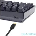 Skyloong Gk61 Wired Black Mechanical Gaming Keyboard - English / Arabic Layout-144752