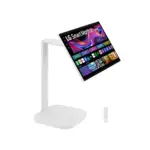 LG 31.5-inch 4K UHD IPS Smart Monitor Swing with touchscreen, featuring a unique movable stand and webOS system-thumbnail