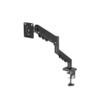 GAMEON GO-5500 Gas Mechanical Spring Single Monitor Arm For Gaming And Office Use, 17" - 32", Flat Monitor Up To 9 KG & Curve Monitor Up To 9 KG - Black-146326