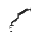 GAMEON GO-5500 Gas Mechanical Spring Single Monitor Arm For Gaming And Office Use, 17" - 32", Flat Monitor Up To 9 KG & Curve Monitor Up To 9 KG - Black-146324