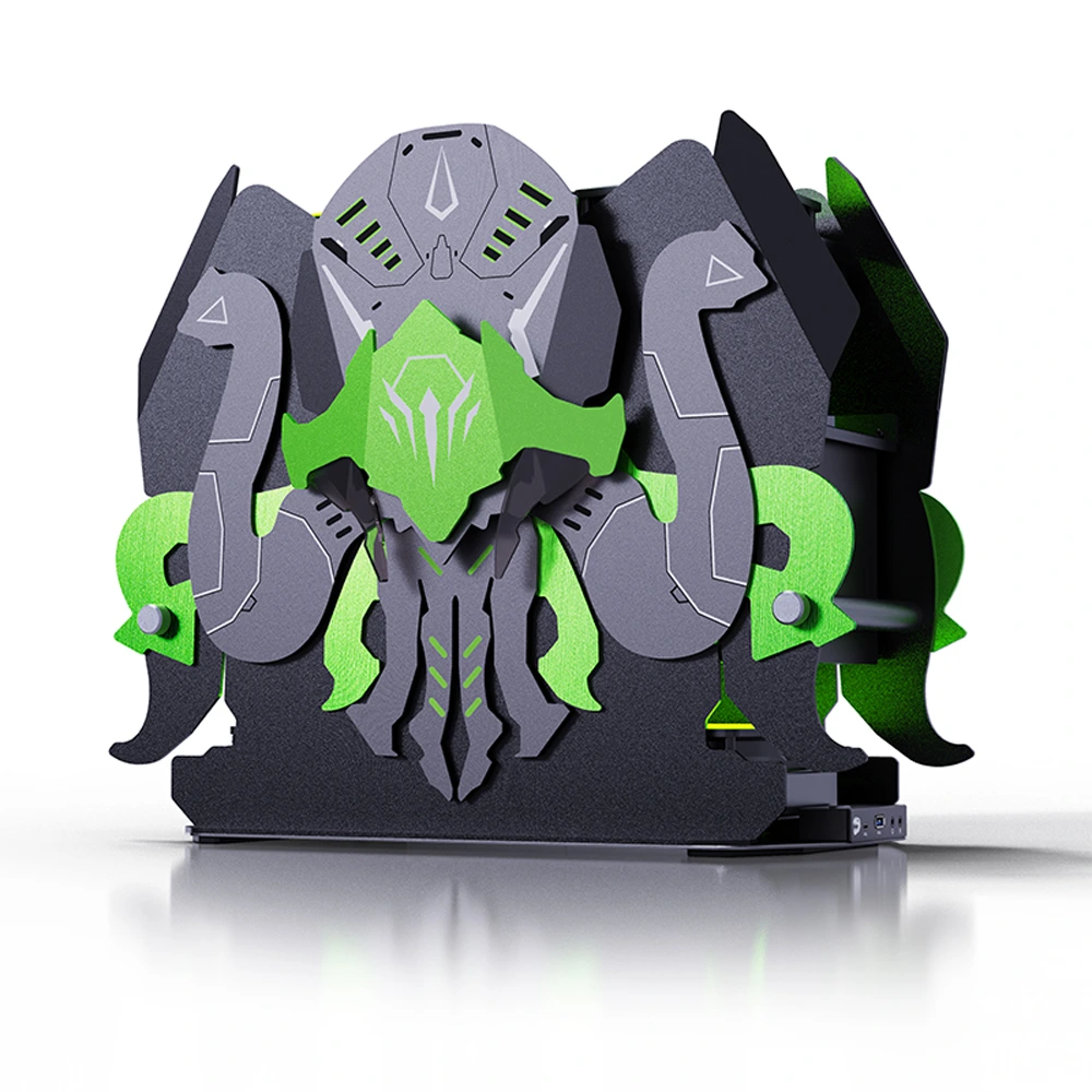 LOVINGCOOL LC-OCTO Open Style High-Performance Gaming PC Case - Kraken Green-0 LOVINGCOOL LC-OCTO Open Style High-Performance Gaming PC Case - Kraken Green-0