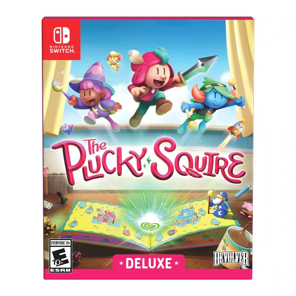 The Plucky Squire Devolver Deluxe For Nintendo Switch - R1-0 The Plucky Squire Devolver Deluxe For Nintendo Switch - R1-0