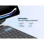 Powerology Dynaboard Wireless Keyboard Case For Ipad 10th Gen, Magsafe Phone Holder-146312