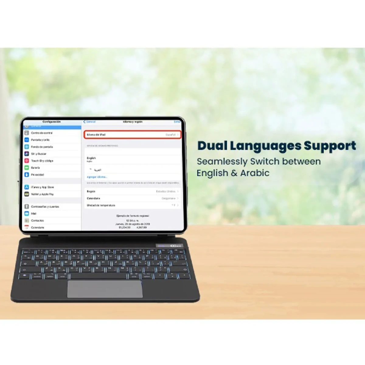 Powerology Dynaboard Wireless Keyboard Case For  Ipad 10th Gen, Magsafe Phone Holder-146308 Powerology Dynaboard Wireless Keyboard Case For Ipad 10th Gen, Magsafe Phone Holder-146308