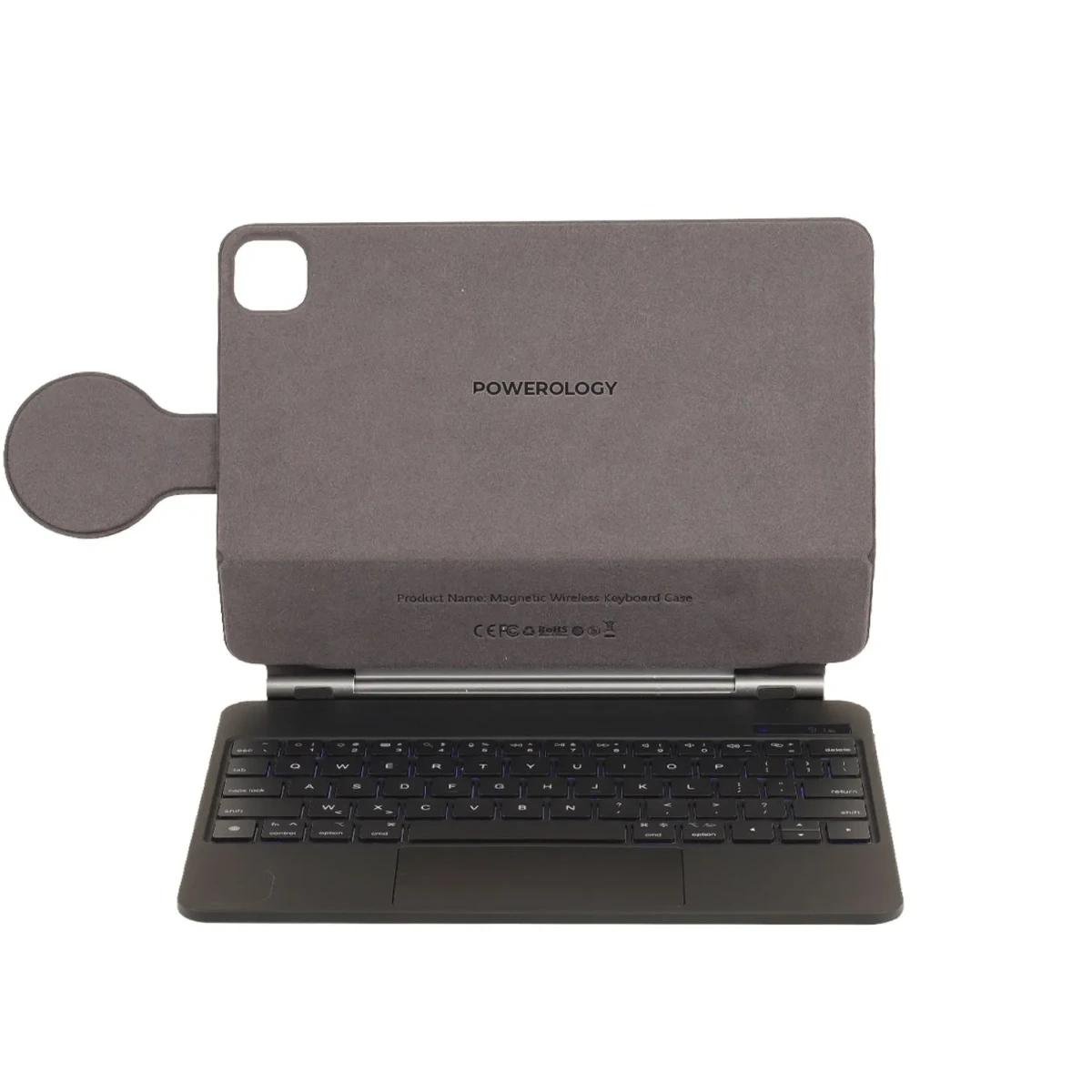 Powerology Dynaboard Wireless Keyboard Case for iPad Pro 13" (M4), MagSafe Phone Holder-146297 Powerology Dynaboard Wireless Keyboard Case for iPad Pro 13" (M4), MagSafe Phone Holder-146297