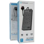 Powerology 6AC 2990W Power Strip PD 20W - Black-145251