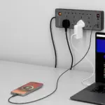 Powerology 8AC 2990W Power Strip PD 20W - Black-145256