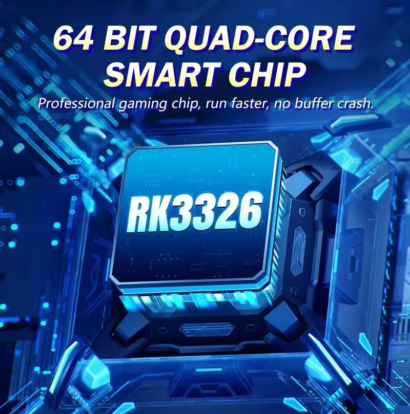 XF40H Handheld Game Console - Transparent Blue-146126 XF40H Handheld Game Console - Transparent Blue-146126