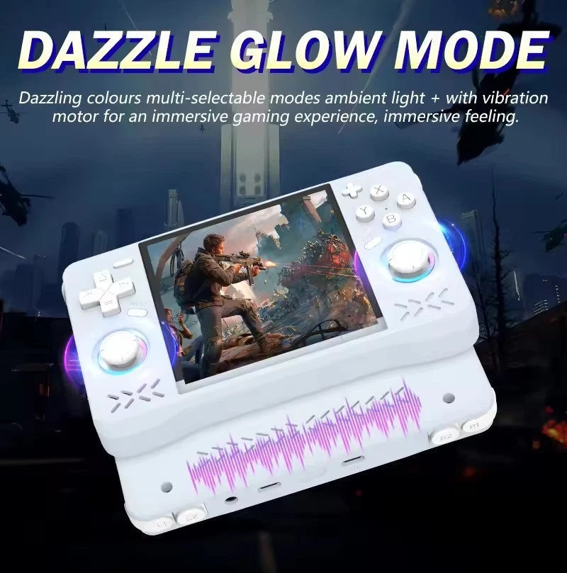 XF40H Handheld Game Console - Transparent Blue-146127 XF40H Handheld Game Console - Transparent Blue-146127