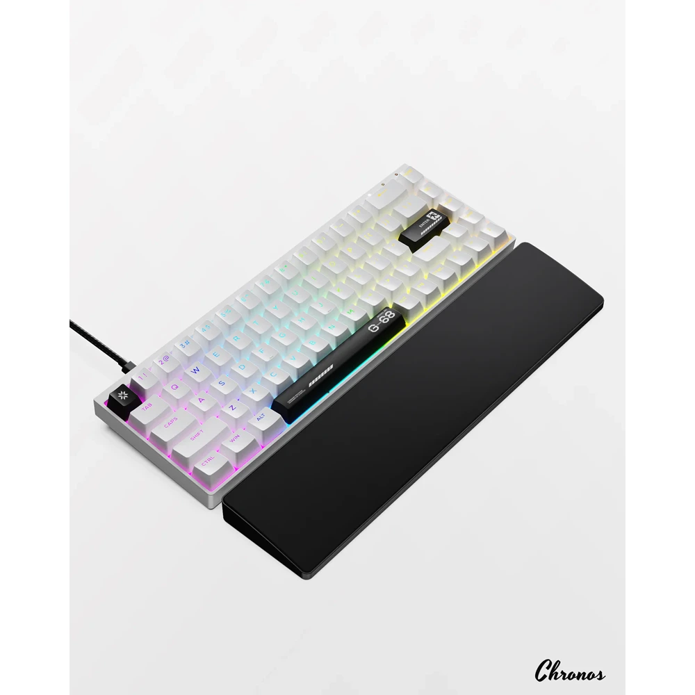 Syntech Chronos 68 Rapid Trigger Magnetic Keyboard - Aluminum Edition (White & Black)-145066 Syntech Chronos 68 Rapid Trigger Magnetic Keyboard - Aluminum Edition (White & Black)-145066