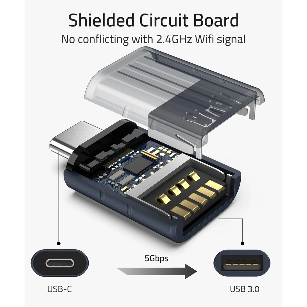 Syntech USB C to USB Adapter 3.0 (2 PACK)-145074 Syntech USB C to USB Adapter 3.0 (2 PACK)-145074