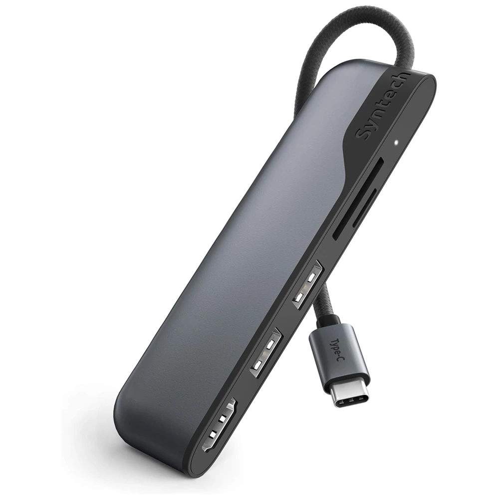 Syntech USB C Hub 5-in-1 USB C to HDMI Adapter with SD MicroSD Card Reader 2 USB3 Ports-0 Syntech USB C Hub 5-in-1 USB C to HDMI Adapter with SD MicroSD Card Reader 2 USB3 Ports-0