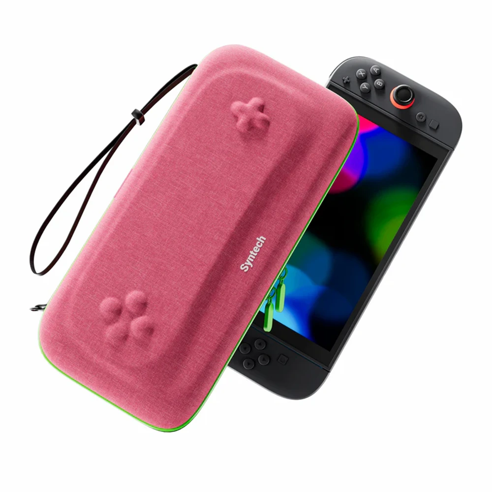 Syntech Carrying Case Compatible with Nintendo Switch 2 - Power Pink-0 Syntech Carrying Case Compatible with Nintendo Switch 2 - Power Pink-0