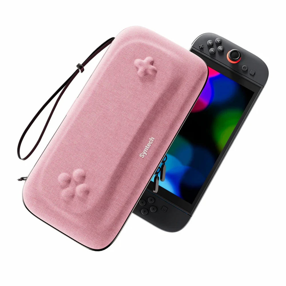 Syntech Carrying Case Compatible with Nintendo Switch 2 - Peach Blush-0 Syntech Carrying Case Compatible with Nintendo Switch 2 - Peach Blush-0