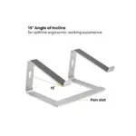 Lumi Ventilated Ultra-Slim Aluminum Laptop Stand LPS03-17-145116