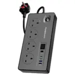 Powerology 4AC 2990W Power Strip - Black-0