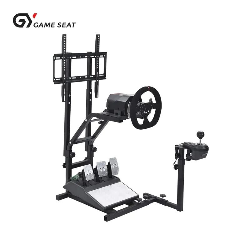 Game Seat Racing Simulator Bracket Support Steering Wheel Stand-0