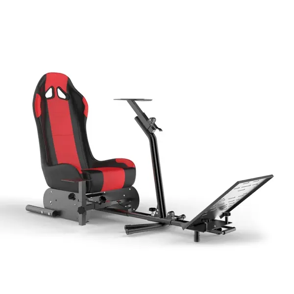 GAMESEAT GY022 Racing Simulator Cockpit Seat – Black/Red-0