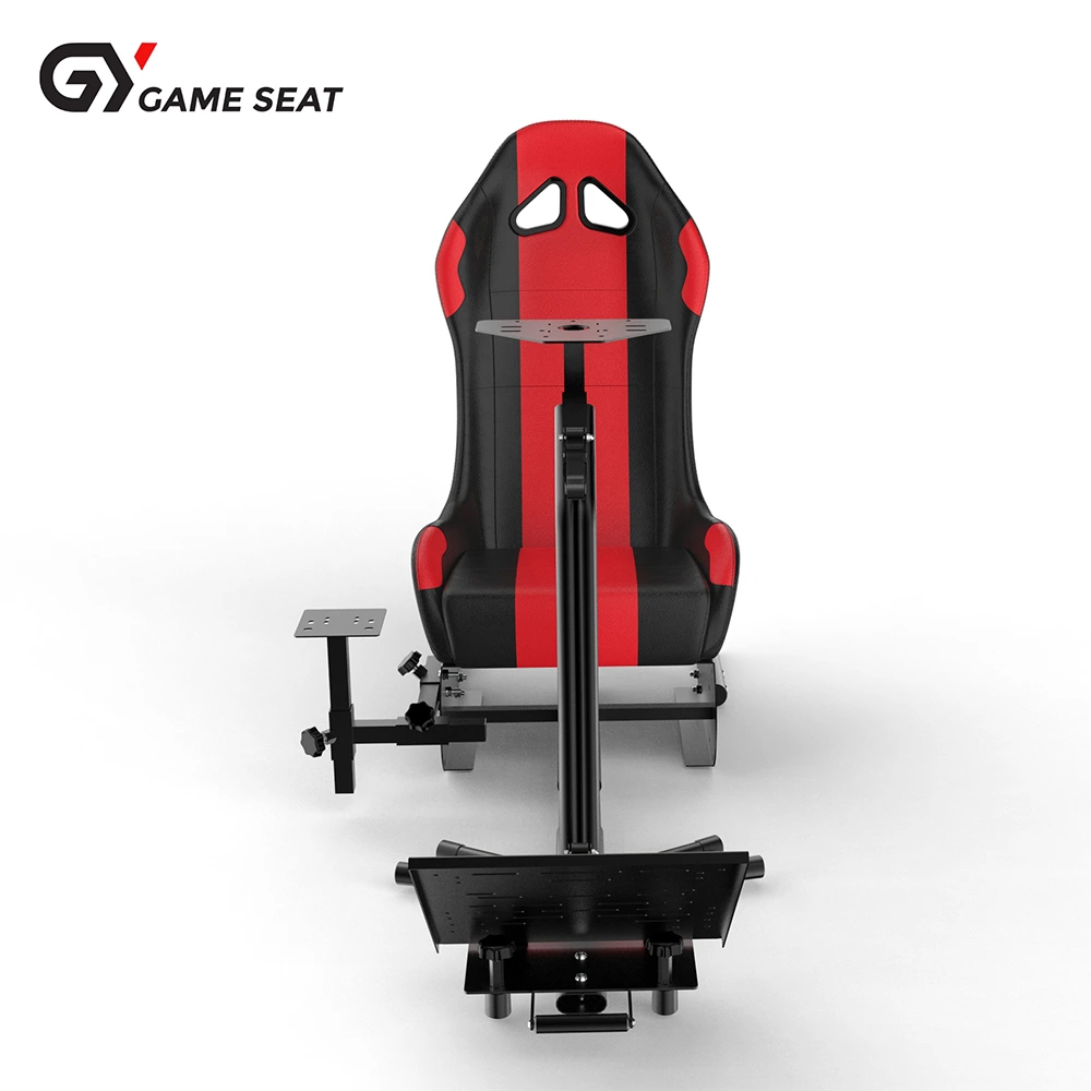 GAMESEAT GY022 Racing Simulator Cockpit Seat – Black/Red-145502 GAMESEAT GY022 Racing Simulator Cockpit Seat – Black/Red-145502