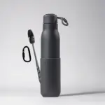 Eltoro Stainless Steel Bottle 750ml Gray with Gray Sleeve - Gray-145527