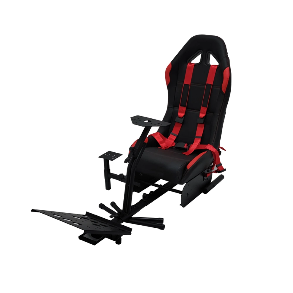 GameSeat GX Racing Simulator Cockpit – Red/Black with Harness & Adjustable Mounts-0 GameSeat GX Racing Simulator Cockpit – Red/Black with Harness & Adjustable Mounts-0
