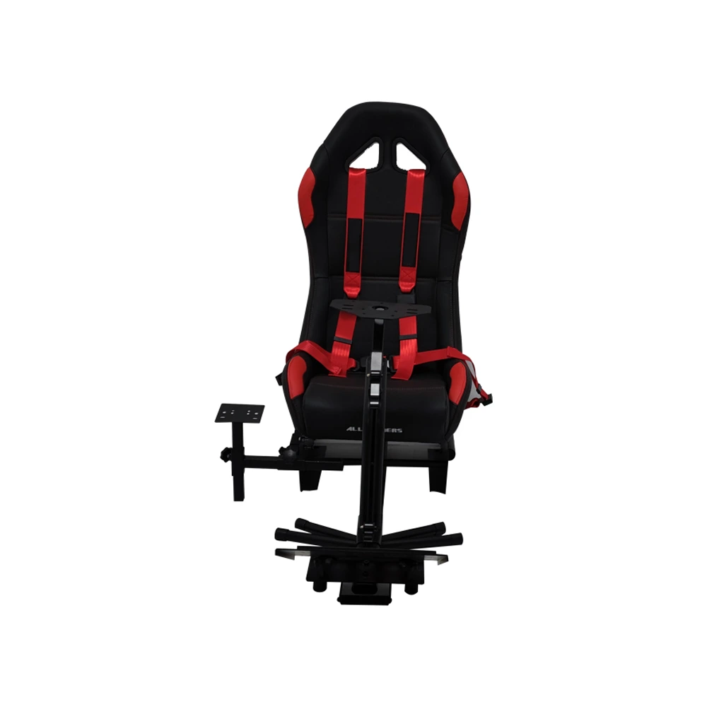 GameSeat GX Racing Simulator Cockpit – Red/Black with Harness & Adjustable Mounts-145607 GameSeat GX Racing Simulator Cockpit – Red/Black with Harness & Adjustable Mounts-145607