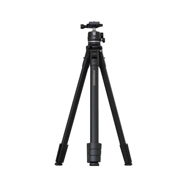 Porodo Ultra-Light Aluminum Tripod - Black-0