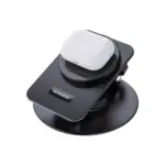 Porodo Wireless Charging Rotating Stand - Black-0
