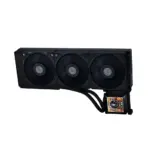 LIAN LI Hydro-Shift LCD AIO 360mm Liquid CPU Cooler with 2.88" IPS LCD Screen - Black-0