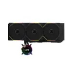 LIAN LI Hydro-Shift II LCD-C 360TL Liquid CPU Cooler with TL Wireless Fans, 2.1" IPS LCD Screen - Black-0