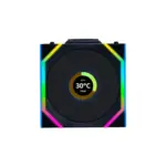 LIAN LI UNI FAN SL Wireless LCD 120mm ARGB Case Fans with 1.6” LCD Screen (3 Pack) - Black-145751