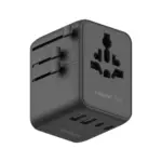 Momax 1-World 5-Port Mini Universal Travel GaN Charger 70W with Dual AC - Black-0
