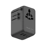 Momax 1-World² Universal 4-Port Travel GaN Charger 100W with Dual AC - Black-0
