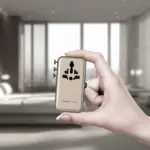 Momax 1-World²⁺ 4-Port Mini Universal Travel GaN Charger with Built-In Retractable Cable 100W with Dual AC - Titanium-145891