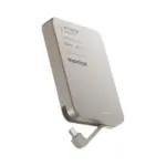 Momax 1-power F.pass⁺ 10000mah Magnetic Battery Pack With Built-in Cable - Titanium-145925