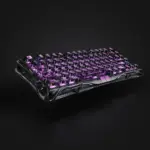 GravStar Mercury V75 Lite 75% Hall Effect Magnetic Switch Gaming Keyboard - Transparent Black-145958
