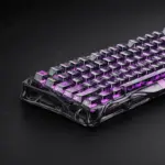 GravStar Mercury V75 Lite 75% Hall Effect Magnetic Switch Gaming Keyboard - Transparent Black-145960