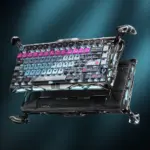 GravStar Mercury V75 Pro 75% Hall Effect Magnetic Switch Gaming Keyboard - Cyberpunk-0