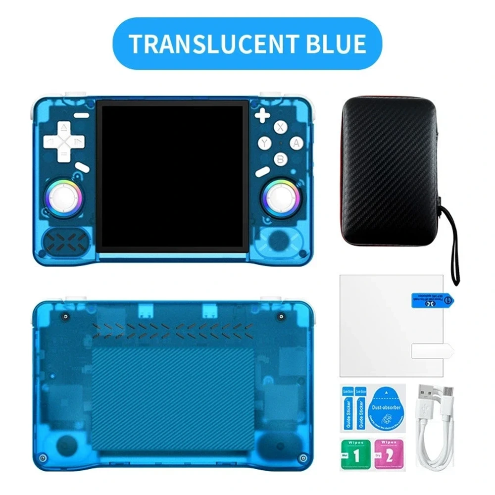 XF40H Handheld Game Console - Transparent Blue-146130 XF40H Handheld Game Console - Transparent Blue-146130