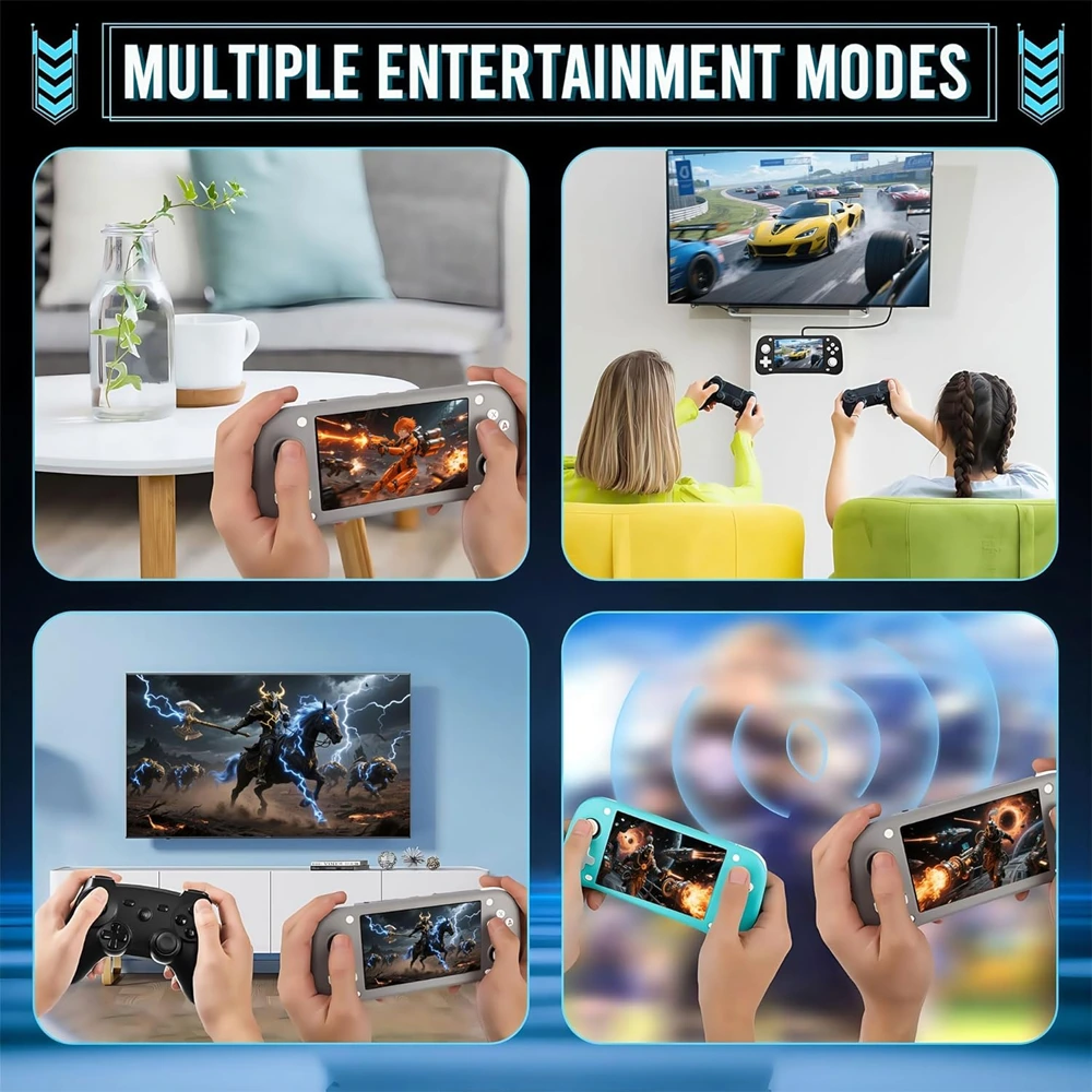 XF43 Handheld Game Console - Blue-146183 XF43 Handheld Game Console - Blue-146183