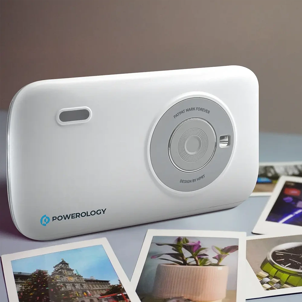 Powerology Vivant Mini Thermal Printer - White-0 Powerology Vivant Mini Thermal Printer - White-0