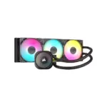 CORSAIR NAUTILUS 360 ARGB Liquid CPU Cooler with RS120 ARGB Fans - Black-0