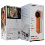 Porodo Lifestyle Pocket Size Handheld Fan - White/Orange-146281