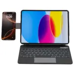 Powerology Dynaboard Wireless Keyboard Case For Ipad 10th Gen, Magsafe Phone Holder-0