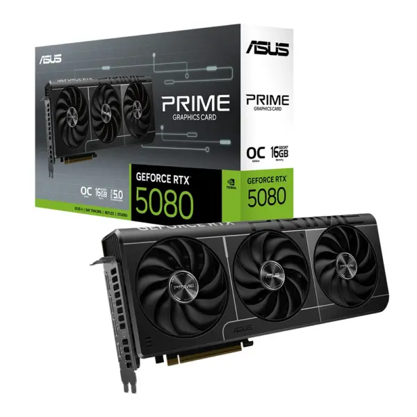 ASUS Prime GeForce RTX 5080 16GB GDDR7 OC Edition PCIe 5.0 Graphic Card-0