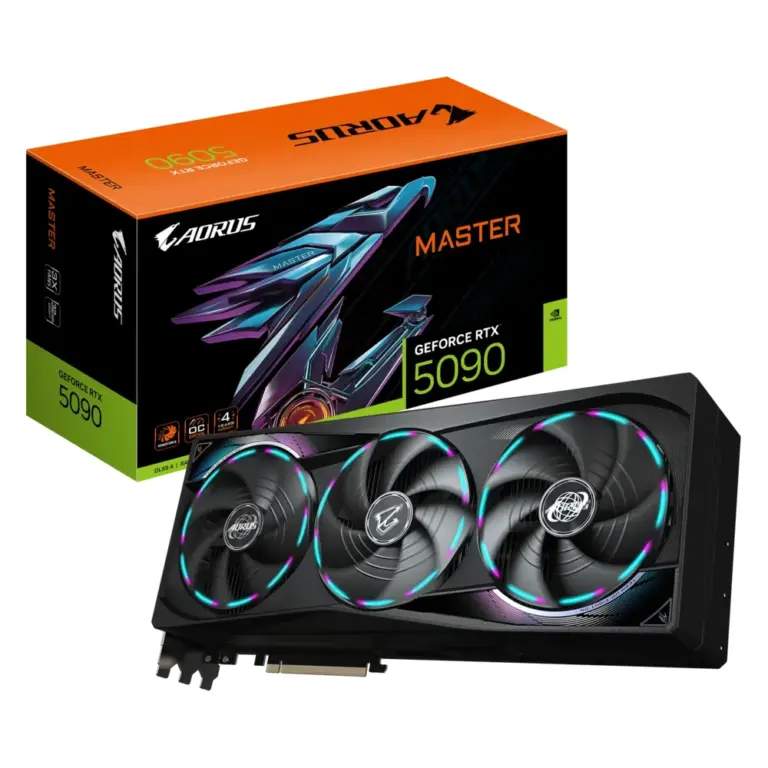 GIGABYTE AORUS GeForce RTX 5090 MASTER 32GB Graphic Card - Black-0