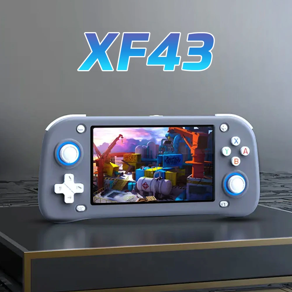 XF43 Handheld Game Console - Gray-0 XF43 Handheld Game Console - Gray-0