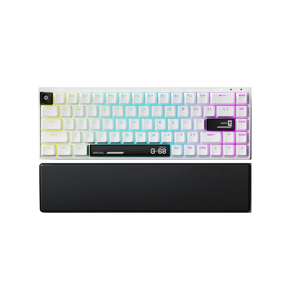 Syntech Chronos 68 Rapid Trigger Magnetic Keyboard - Aluminum Edition (White & Black)-0 Syntech Chronos 68 Rapid Trigger Magnetic Keyboard - Aluminum Edition (White & Black)-0