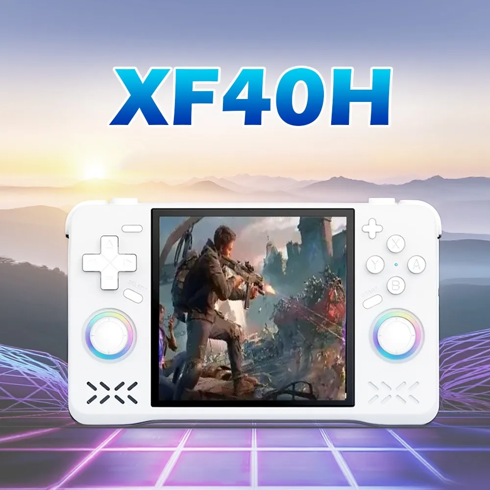 XF40H Handheld Game Console - White-0 XF40H Handheld Game Console - White-0