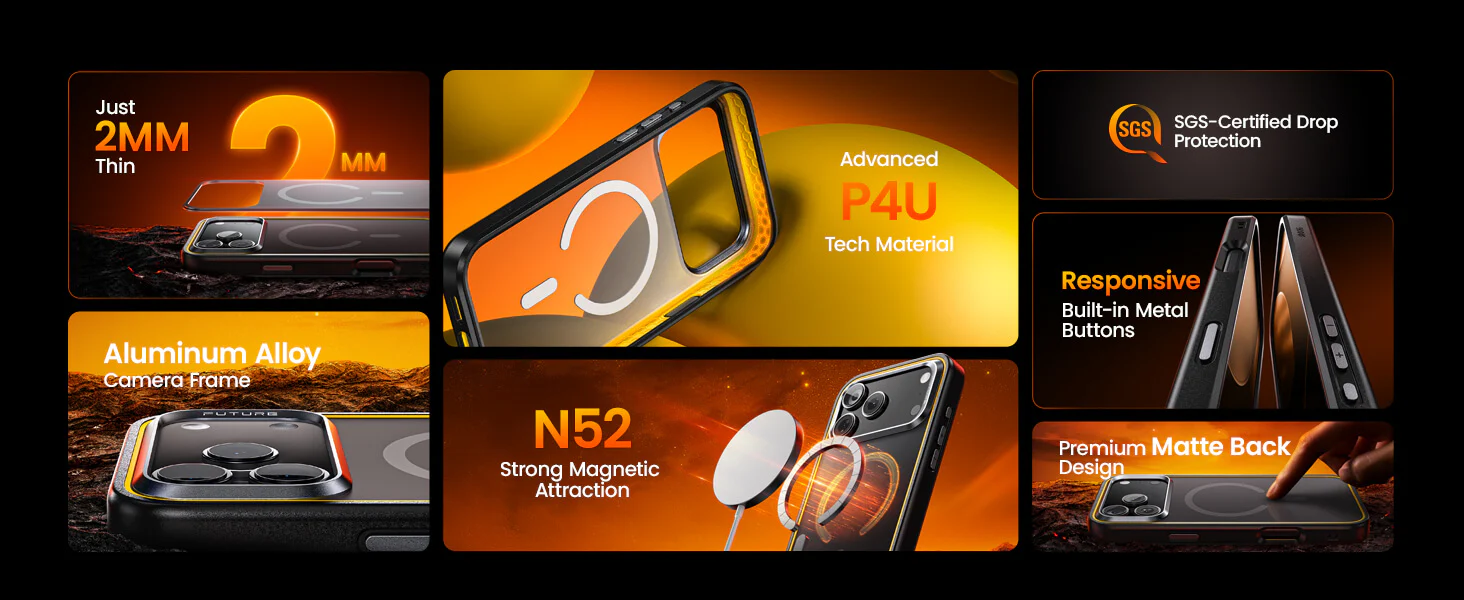 Aohi Magromer Phone Case For Iphone 17 Pro-147362 Aohi Magromer Phone Case For Iphone 17 Pro-147362